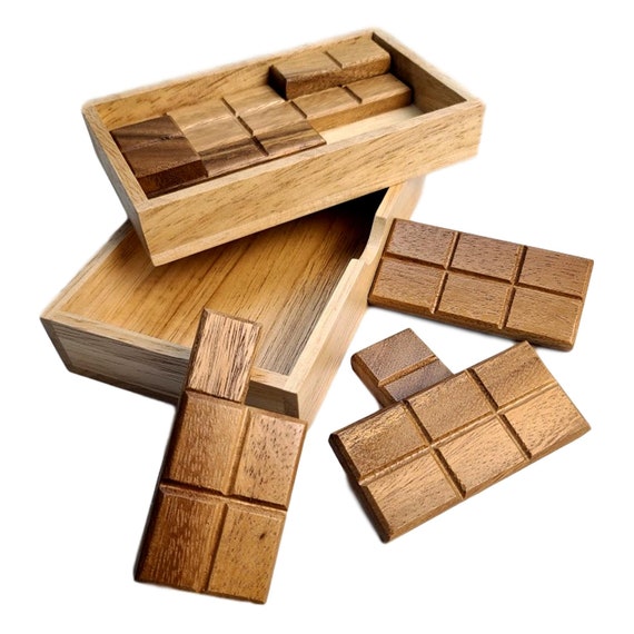 Rompecabezas De Madera De Construcción En Cajas De Rompecabe Rompecabezas De Madera De Construcción En Cajas De Rompecabe