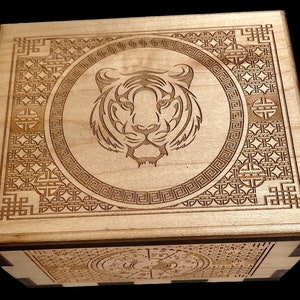 Hurricane Puzzle Box - Tiger Edition