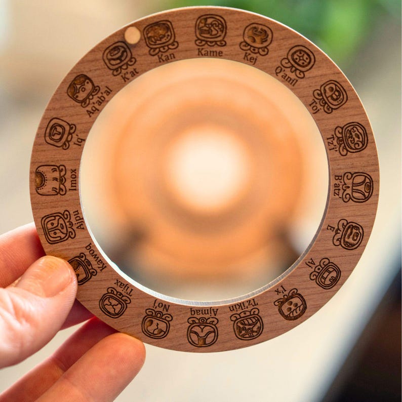 Haab Rims The Maya Calendar Cholq'ij Edition, Wood Sacred Calendar, 260 Day Cholq ...