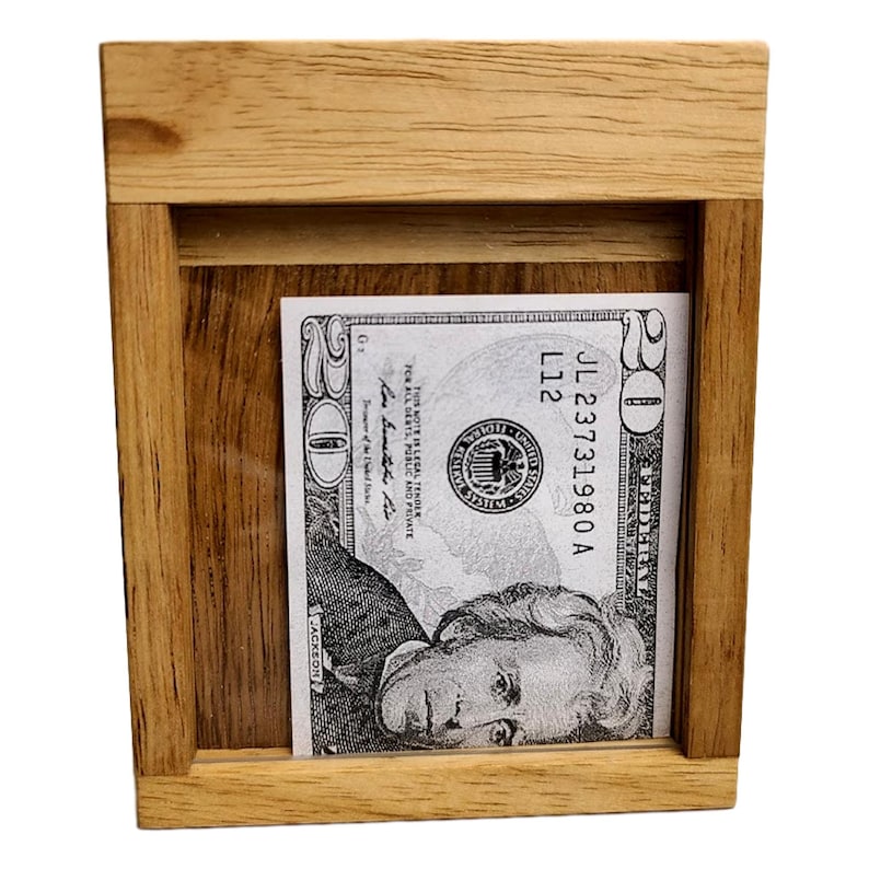 Cash Out Puzzle Holds Cash or Gift Card Great For Birthdays Etsy