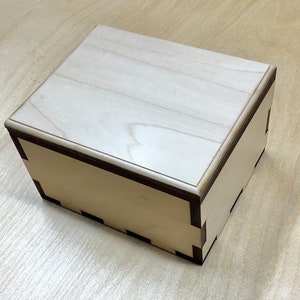 Personalized Fifth Anniversary Box - Hurricane Wooden Puzzle Box - Maple Hardwood -  Secret Lock Box - Jewelry Box - Gift for Wife