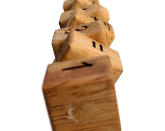 Math Fidget Toy, Math Snake Puzzle, Wooden Brain Teaser, Educational Tricky Puzzle, Math Toy, Birthday Gift, Math Tool, Educational Toy