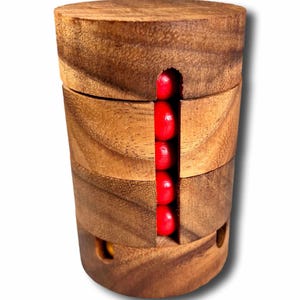 Twist and Shout - Handmade Puzzle for Smart Kids - Wooden Brain Teaser Puzzle Gift for Him