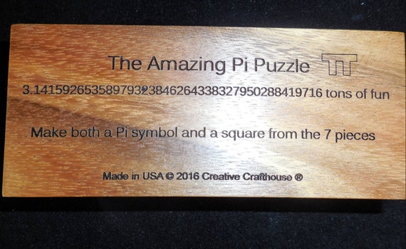 The Amazing Pi Puzzle 3 Tons Of Etsy The Amazing Pi Puzzle 3 Tons Of Etsy