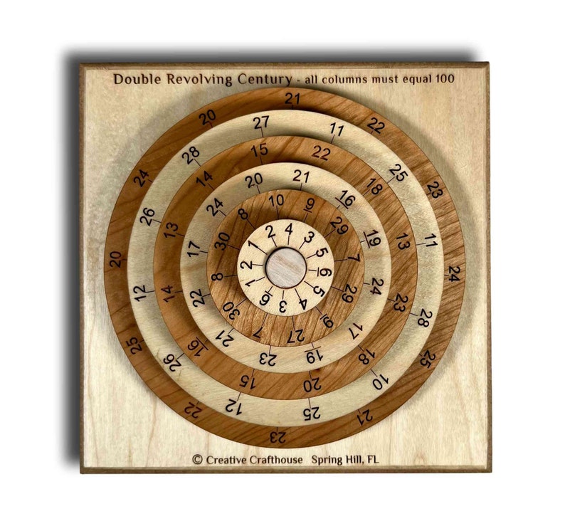 The Impossible Math Puzzle for Adults, the Double Revolving Century ...