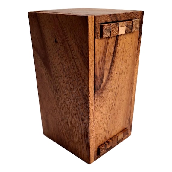 Wooden Puzzle Box, Secret Lock Box, Personalized Gift, Secret Compartment Box, Large Puzzle Box For Adults, Treasure Chest, Fathers Day Gift