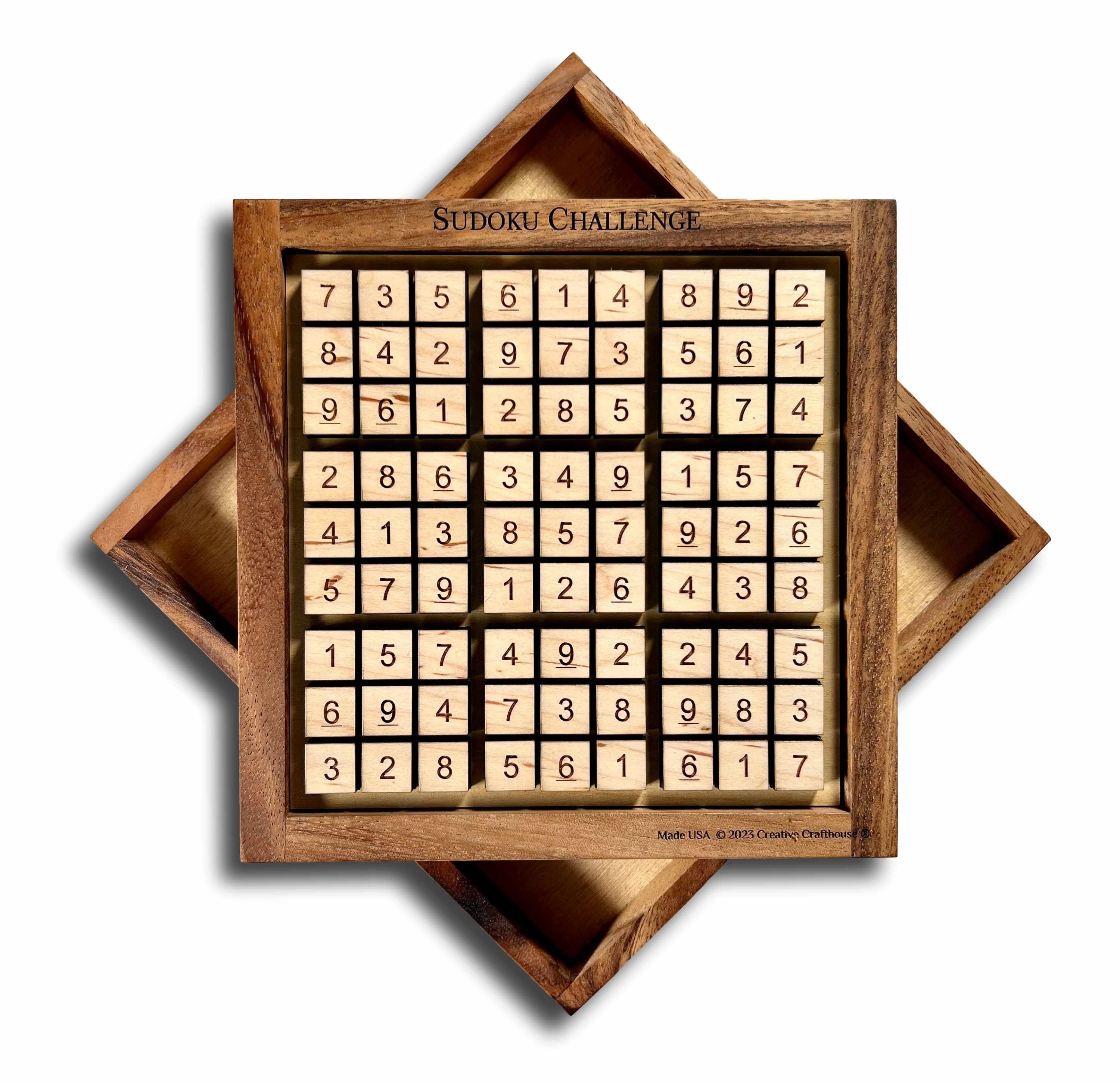 Sudoku Challenge Brain Teaser Puzzle Create Your Own Sudoku Etsy Canada