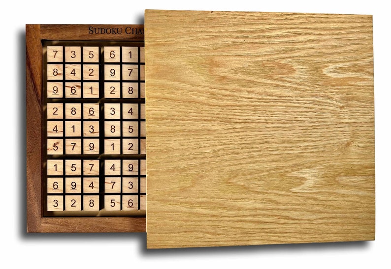Our handmade Sudoku Board allows you to create your own custom Sudoku games. You will never have to worry about pen and paper again. This puzzle game makes a wonderful and unique gift for friends and family.