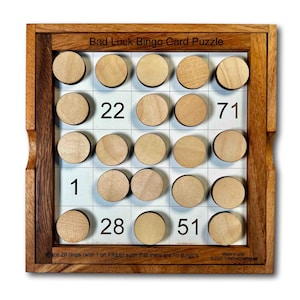 Quebra-cabeça de madeira do Bad Luck Bingo