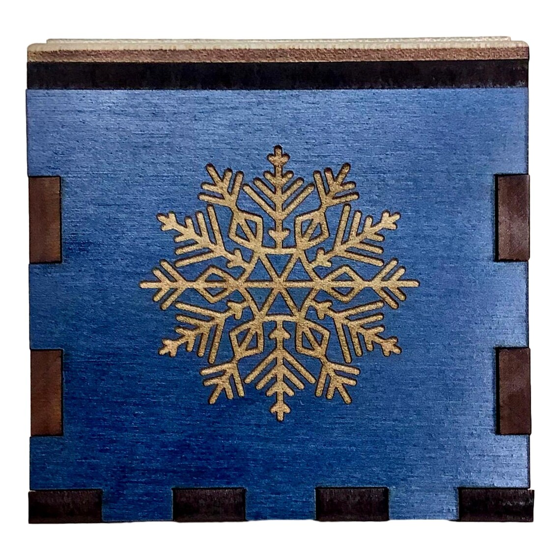Secret Stash Puzzle Box the Snowflake Box Etsy
