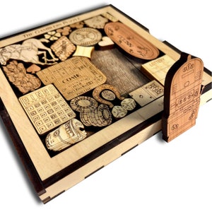 Gamblers Puzzle - Puzzle for Adults - Challenging Wooden Brain Teaser
