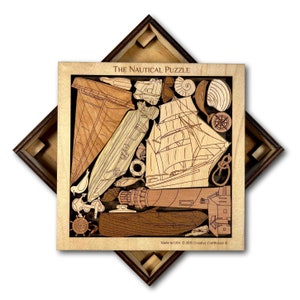 Nautical Challenge Puzzle - Boaters Beware - artistic and challenging - can be personalized