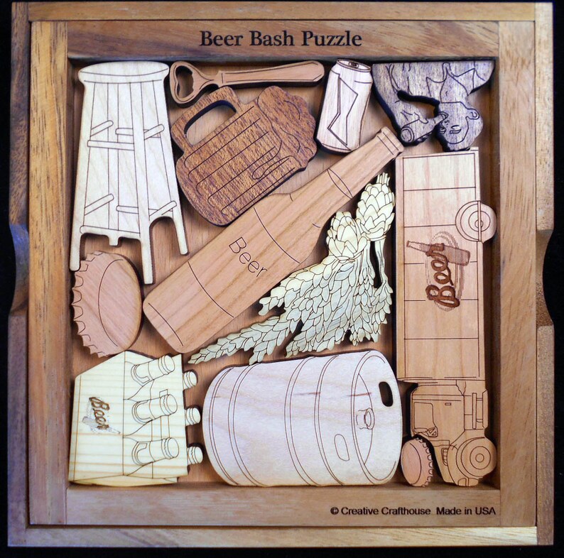 Beer Bash The Puzzle For Beer Lovers Brain Teaser Beer | Etsy