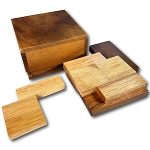 Unusual Wooden Puzzle, Brain Teaser, Packing Puzzles For Adults, Family Games and Puzzles, Challenging Puzzle, Educational Games, Gift