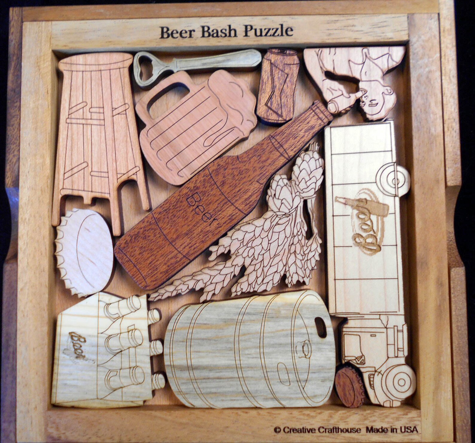 Beer Bash The Puzzle For Beer Lovers Brain Teaser Beer | Etsy