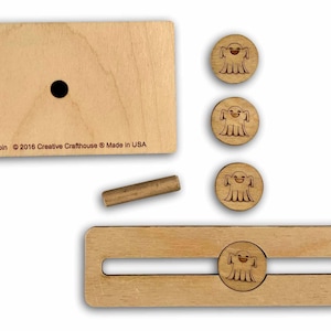 Ghost Coin Illusion - Kids Magic Trick - Watch the Ghost Coin Melt Through - Gift for Young Magician