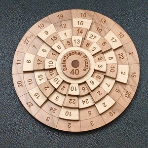 Safecracker 40 Math Wooden Puzzle image 5