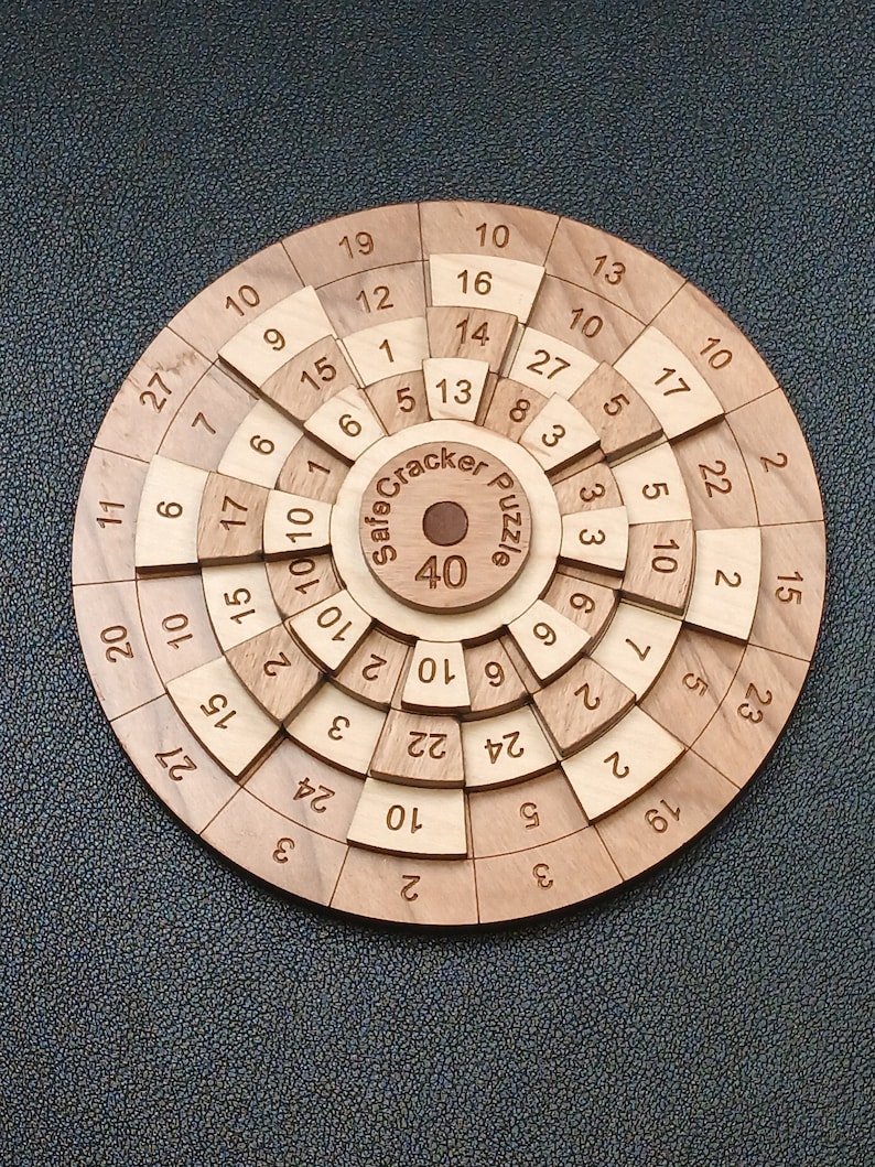 Safecracker 40 Math Wooden Puzzle image 5