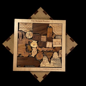 Banker Puzzle - artistic and challenging - can be personalized