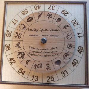 Lucky Spin Game - 2 Person Roulette Game