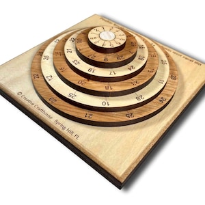 The Impossible Math Puzzle For Adults, The Double Revolving Century Brain Teaser, Challenging Puzzle, Math Columns Puzzle, Difficult Puzzle