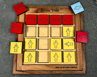 Puzzle difficile per adulti, Arrow Tour - Rompicapo in legno impegnativo