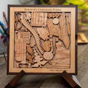 Surgeon&#39;s Challenge Puzzle, Thank You Gift For Doctor, Personalized Surgeon Puzzle, Orthopedic Surgeon Gift, Surgeon Retirement Gift