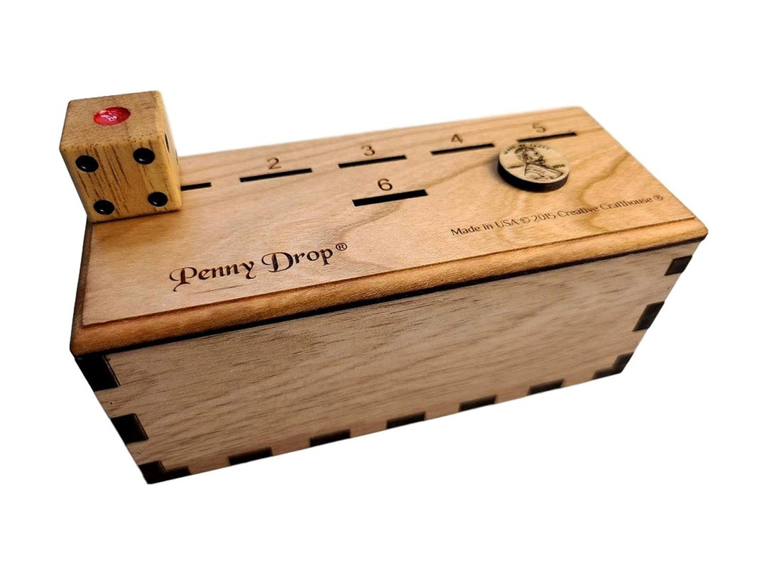Penny Drop Game Premium, Family Game, Wood Bar Game, Drinking Game ...