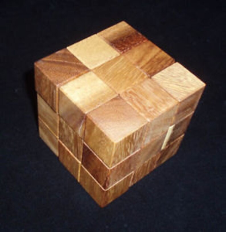 Interlock 4 Sequential Wood Puzzle and Brain Teaser. Etsy