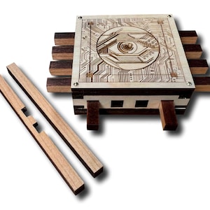 Computer Chip Premium Wood Puzzle - Can you reprogram this one??