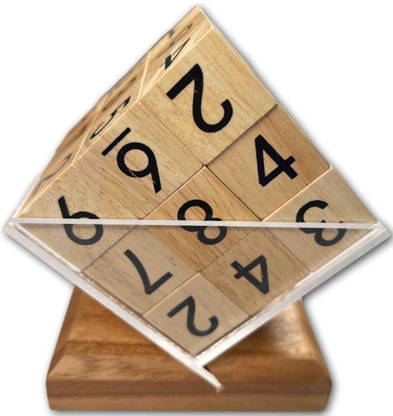 Sudoku Brettspiel Sudoku Würfel Puzzle – 6x6x6 Mathematik Lernspielzeug | Bunt, Aus Kunststoff | Funtime Sudoku Spiel