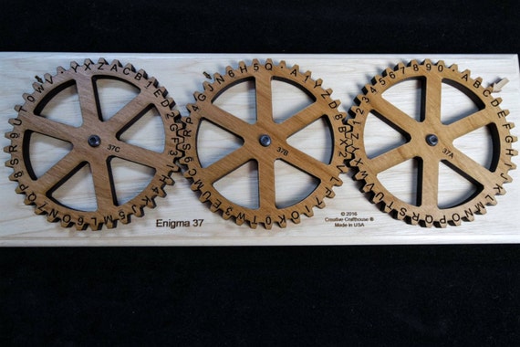 Enigma 37 Encryption Machine With Letters Numbers Encode And Etsy Enigma 37 Encryption Machine With Letters Numbers Encode And Etsy