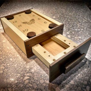 Personalized Escape Room Puzzle Box, Escape Room Props, Custom Puzzle Box, Family Game Night, Wooden Escape Room Lock Box,Custom Escape Game