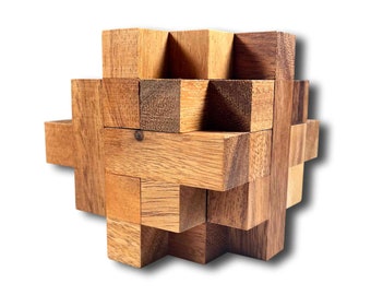 Ramube Octahedron Impossible Puzzle, Geometric Brain Teaser - Gift for Math Teacher