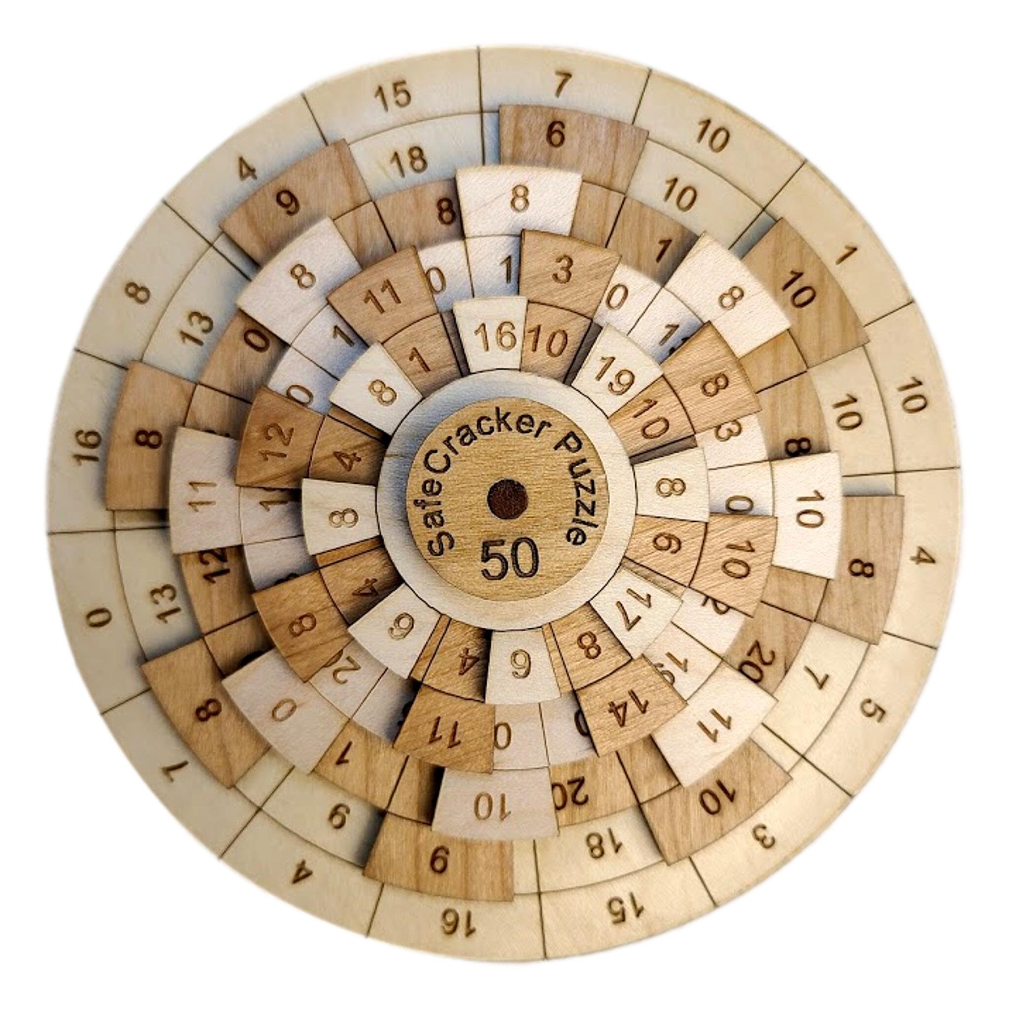 The Safe Cracker Wood Math Puzzle