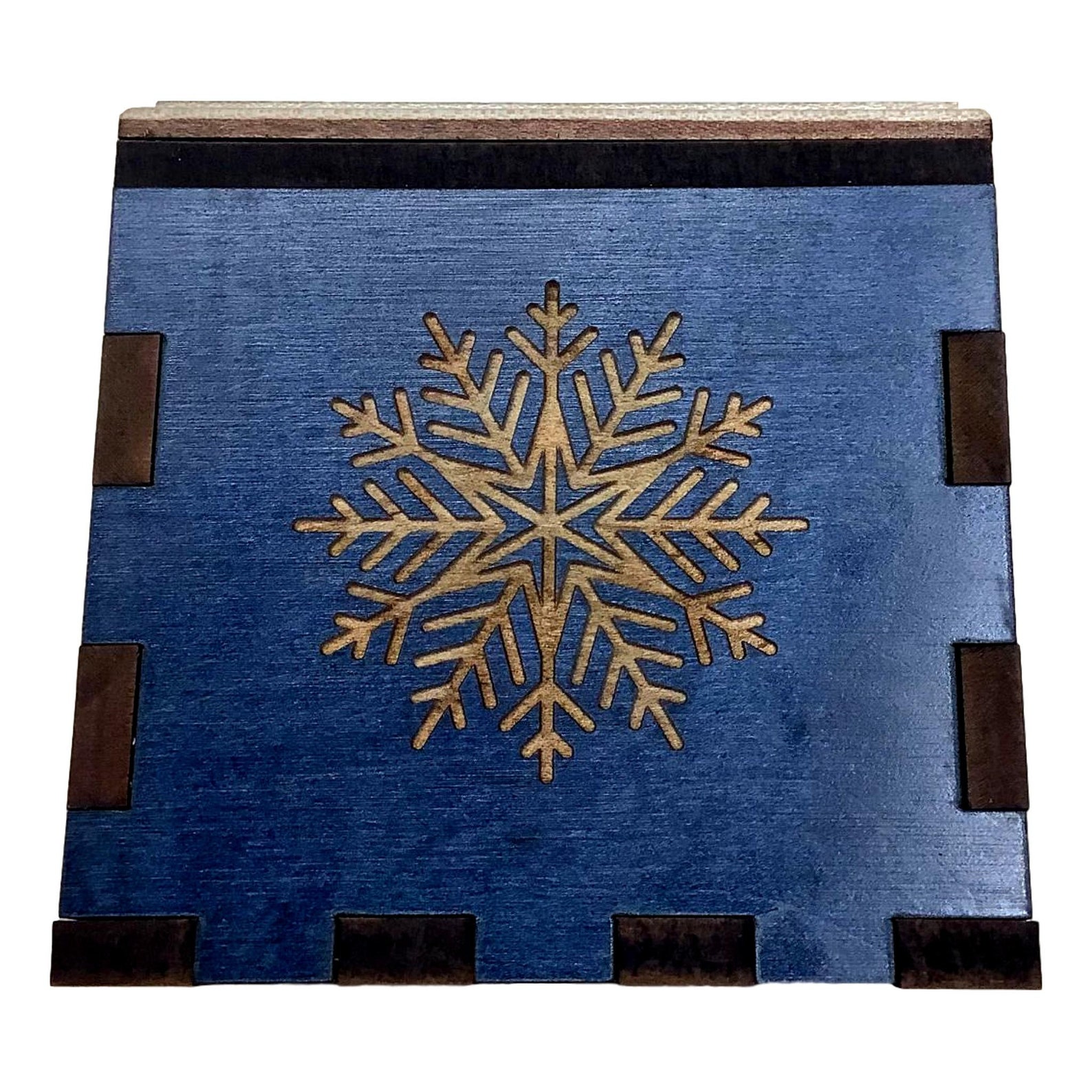 Secret Stash Puzzle Box the Snowflake Box Etsy