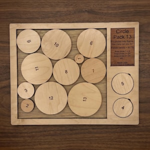 Circle Pack 13 Puzzle, Challenging Puzzle, Circle Packing Puzzle, Math Brain Teaser, Logic Puzzle, Problem Solving, Birthday Gift For Him