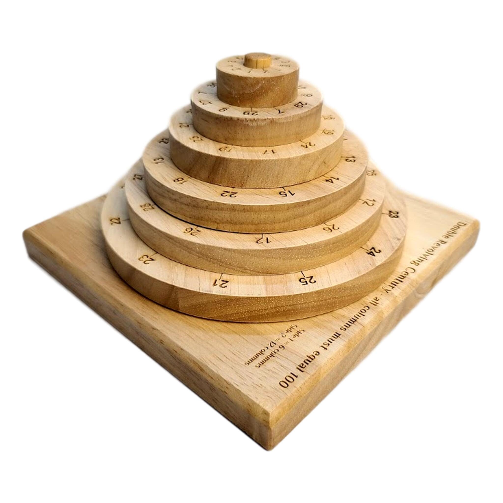Revolving double century two challenging math puzzles in one etsy