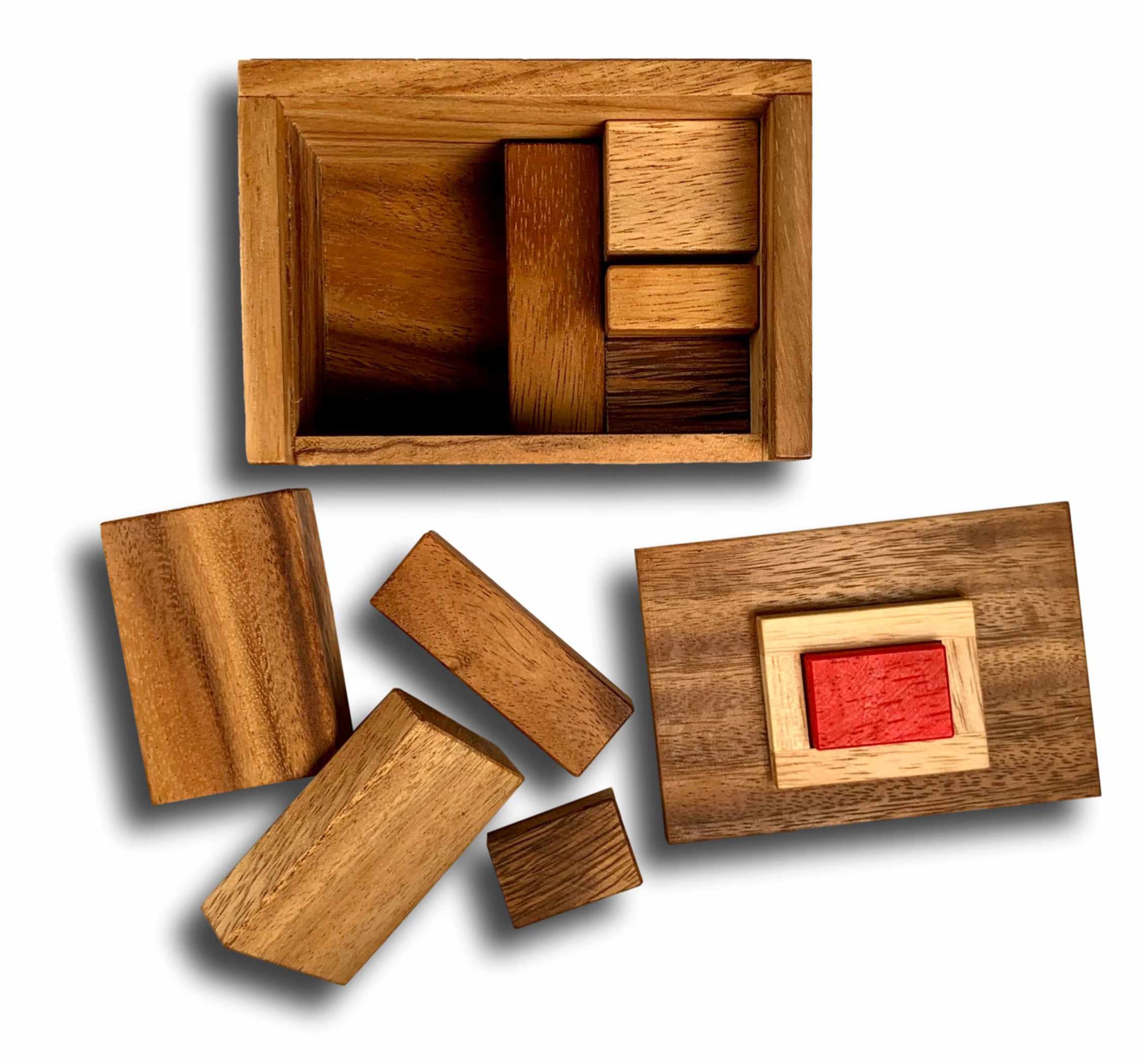 Redstone Box or Hide the Redstone Wooden Brain Teaser Puzzle - Etsy