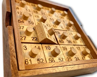 Most Perfect Square 64 - Fascinating wooden Math Puzzle