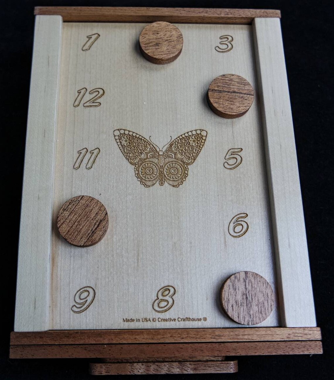 Butterfly Puzzle Box With Customizable Combinations Etsy