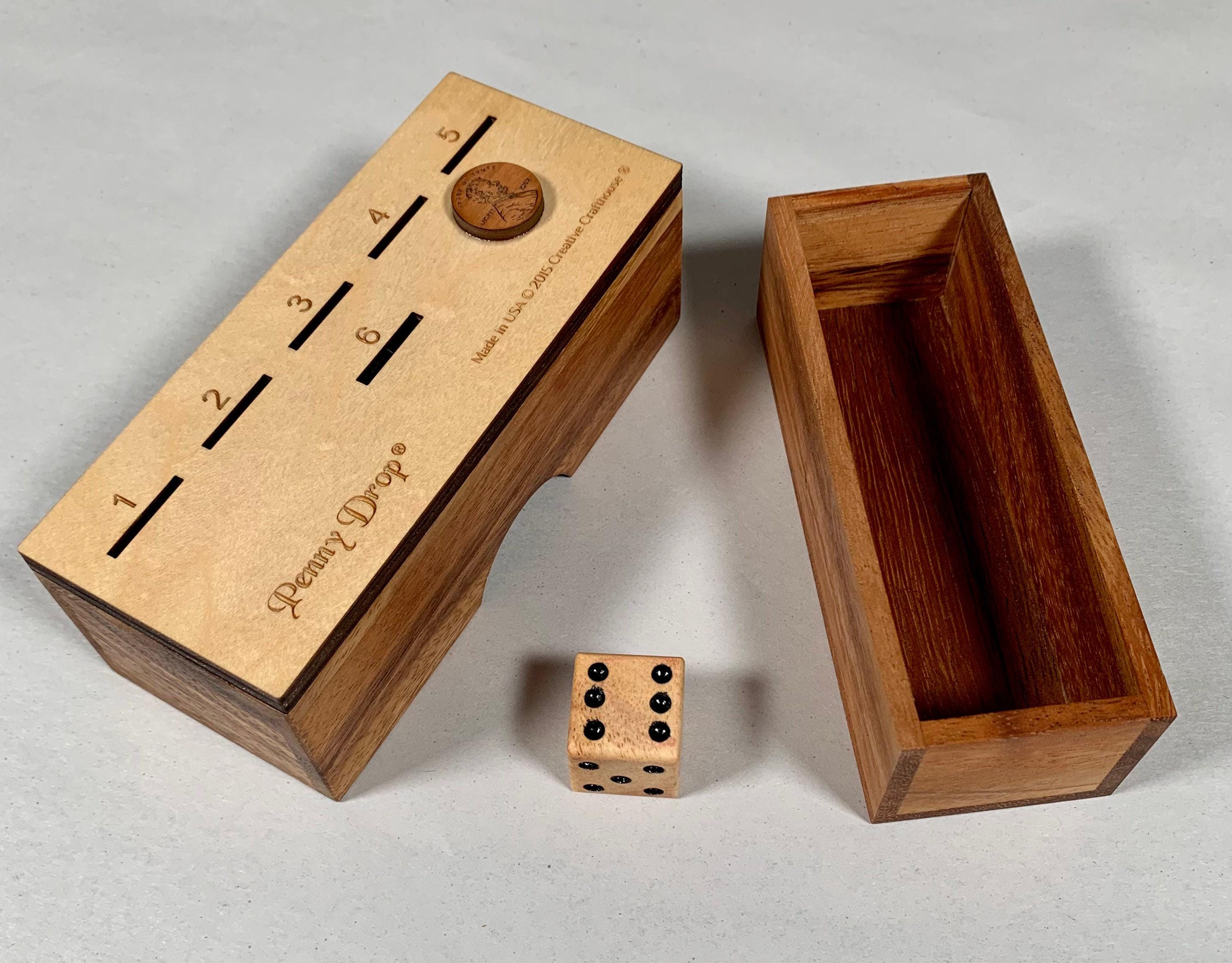 Penny Drop Game -  Size Medium - Personalizable Fun Family Game for All Ages- Funny Drinking Game to Play at the Bar