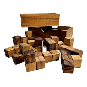 Procrastinator Puzzle - 20 Different Challenges - wooden puzzle