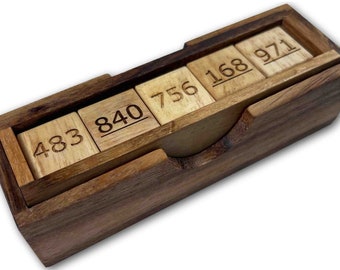 Dados de Heath, truco de magia, truco de dados, magia extraña, truco de matemáticas, regalo para profesor de matemáticas, regalo para frikis, truco para nerds, regalo para despedidas de soltero