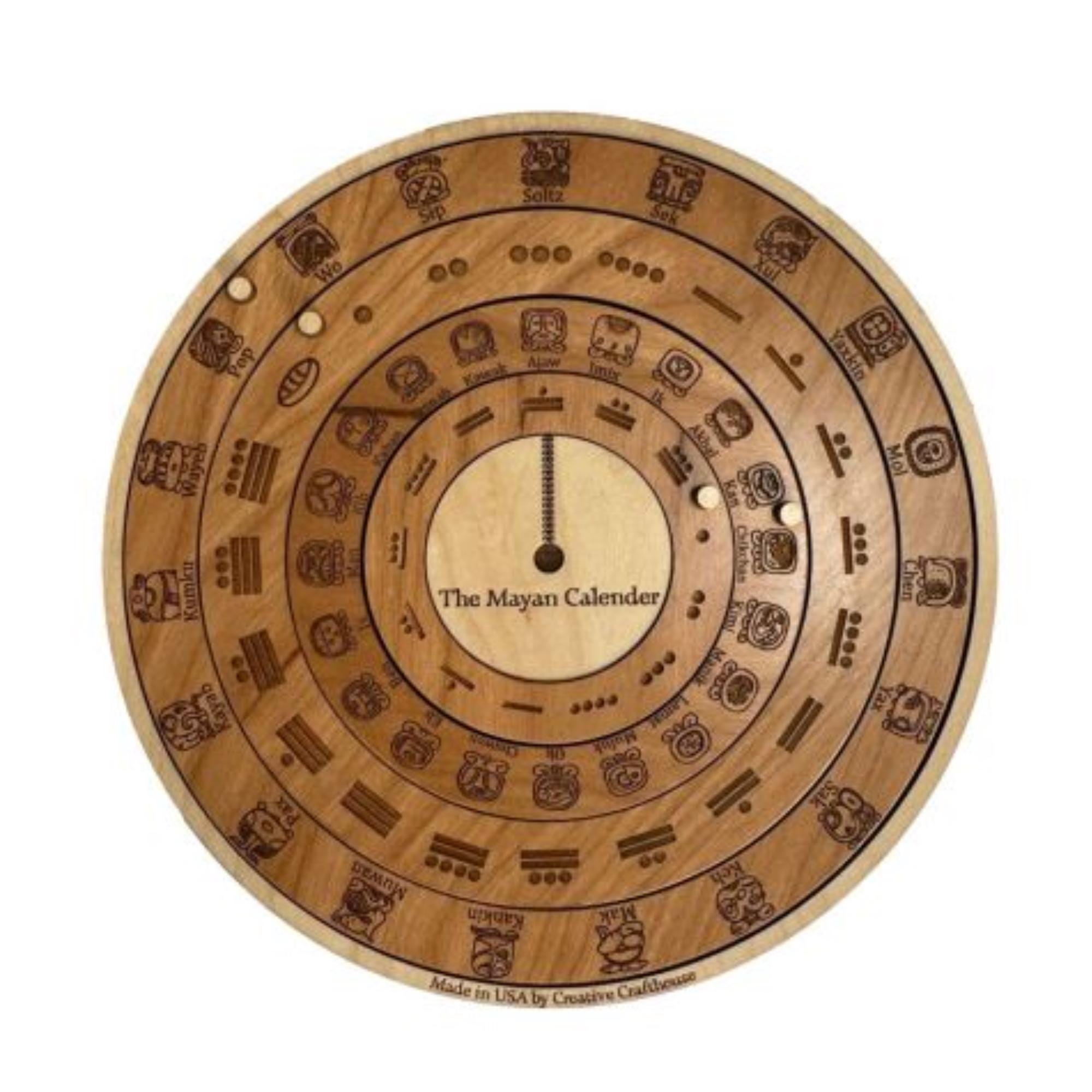MAYA Aztec Mayan Calendar high detail Artifact Carved Sculpture
