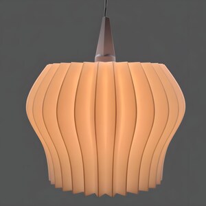 Mini Lampenschirm Edgy Bell, passend für A1/A1E Sternfassung, 3D‑Druck PLA