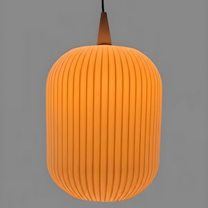 Mini Lampenschirm Stripe Pill, passend für A1/A1E Sternfassung, 3D‑Druck PLA