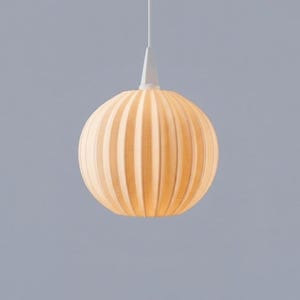 "Wavy Globe" lampshade, compatible with A1/A1E socket, approx. 10 cm diameter, miniature replacement shade for year-round decoration, 3D printed