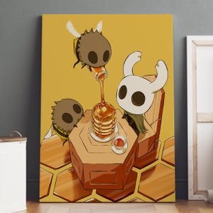 Poster Hollow Knight - oeuvre d&#39;art murale frelon - décoration de jeu - impression sur toile #5