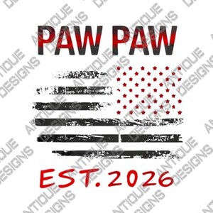 Old Man Est. 1979 Vintage American Flag Design